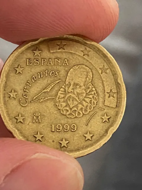 20 Cent Sammlermünze Spanien von 1999