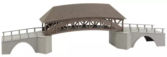 FALLER 191774 Petit les Pont en Bois 370x83x110mm Neuf Emballage Scellé 1:87