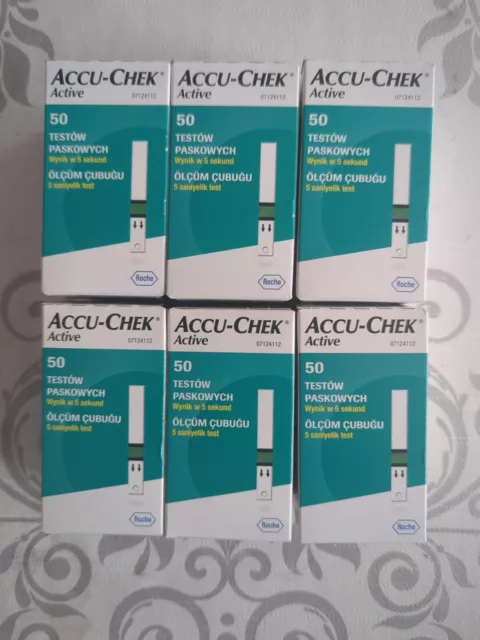 Accu-Chek Active Glucose Test Strips - 50 pack.