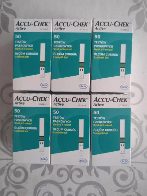 Accu-Chek Aktivglukose Teststreifen - 50er Pack.