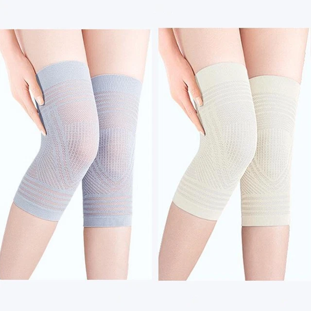 Ginocchiere elastiche con design cavo per flessibilità e supporto femminile