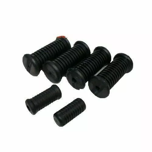 Fits Royal Enfield 350cc Complete Footrest Pedal Rubber Kit