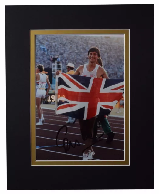 Sebastian Seb Coe Signed Autograph 10x8 photo display Olympic 1500m Sport  COA