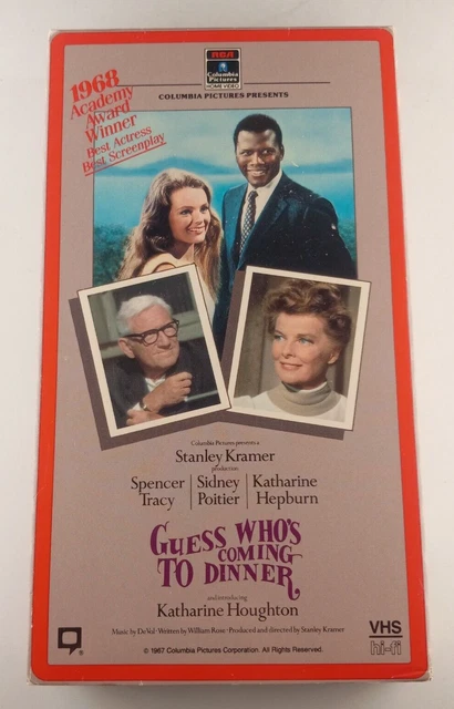 GUESS WHO S COMING To Dinner VHS Spencer Tracy Sidney Poiter TESTED guess-who-s-coming-to-dinner-vhs-spencer-tracy-sidney-poiter-tested