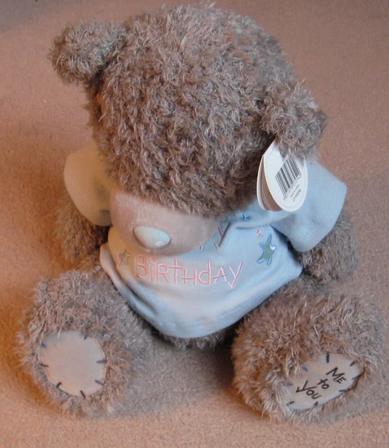 12" Large Carte Blanche Tatty Teddy - Happy Birthday Top - Me To You Bear