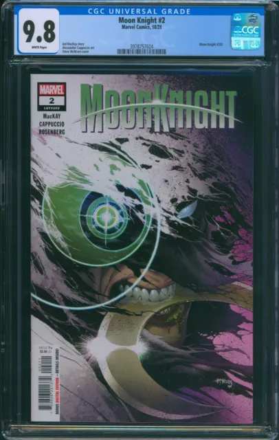 Moon Knight #2 Marvel Comics 10/21 CGC 9.8