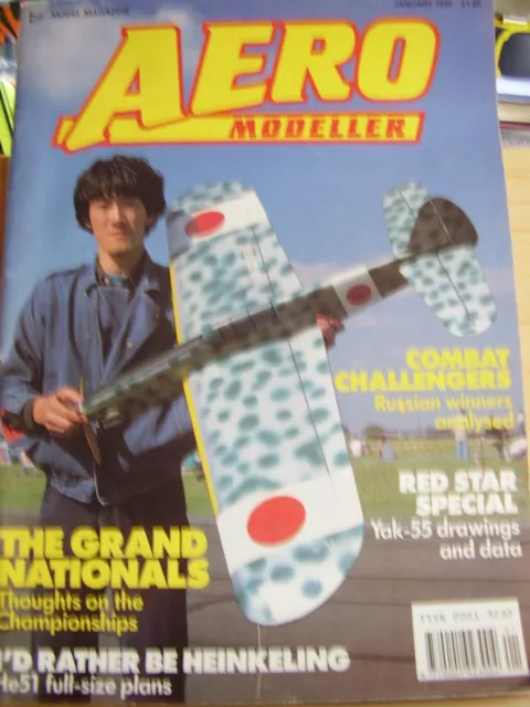 Job Lot X 5 Aeromodeller Model Aircraft  Magazines 1990 Some With Plans