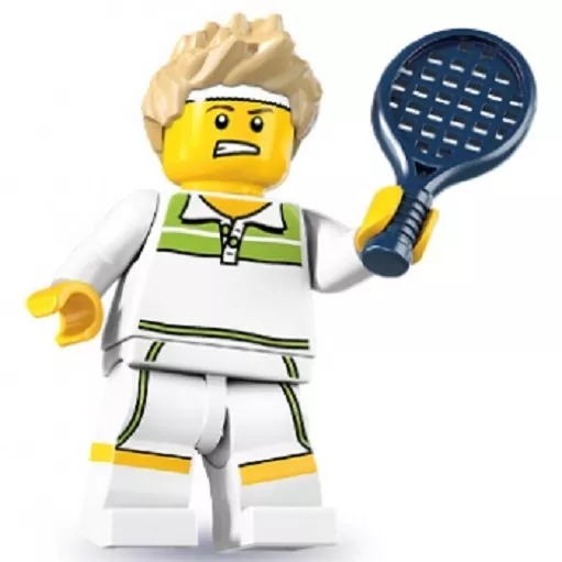 Lego Minifigures serie 7 Asso del Tennis 8831 Nuovo