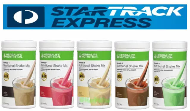 Herbalife Formula 1 Shake (5 Flavors) - Free Express Postage on Orders A$ 250+