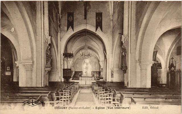 CPA AK CHAGNY - Église (364553)