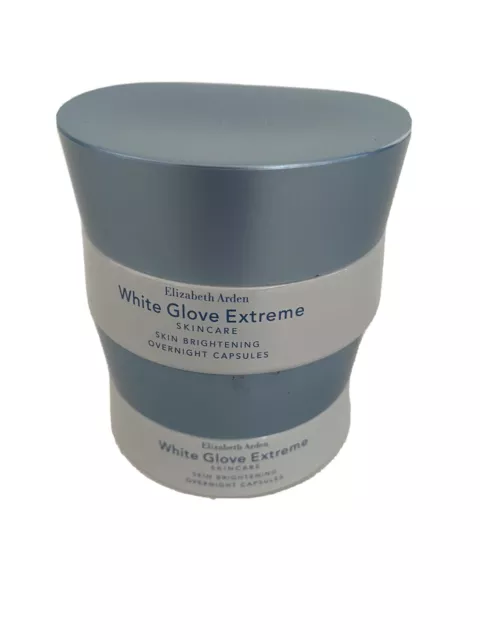Lote 2 Elizabeth Arden Guante Blanco Extremadamente Brillante Cuidado de la Piel durante la Noche 42 Cápsulas
