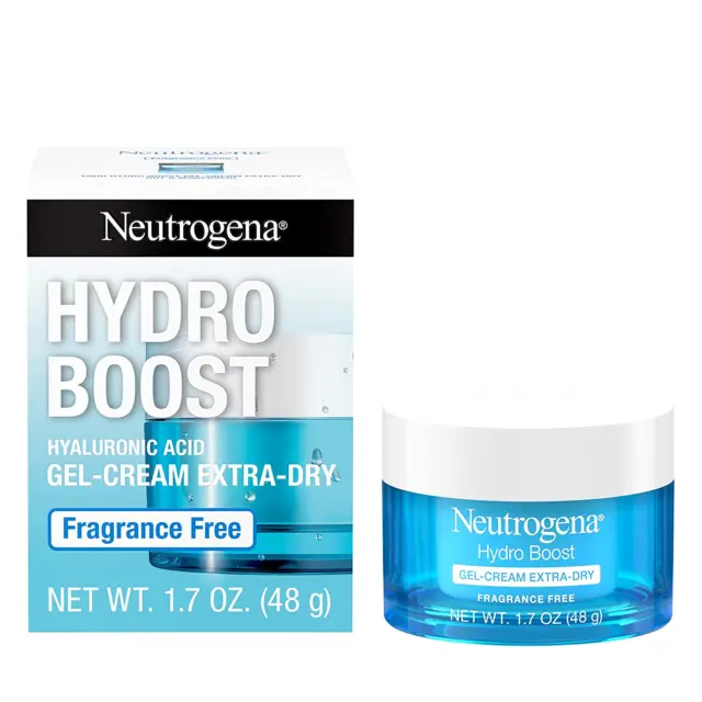 Neutrogena Hydro Boost Hyaluronic Acid Hydrating Face Moisturizer Gel-Cream to H