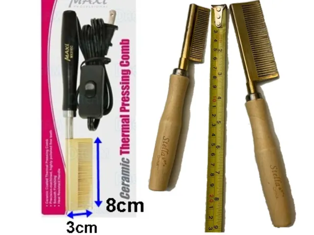 Professional Pressing Hot  Comb Stove Iron Straightening Tool Heat Thermal