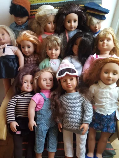 Our Generation Dolls and Outfits By Battat 18"Teenage style Dolls and Clothes