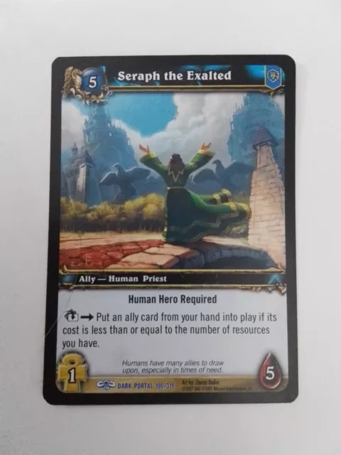 World Of Warcraft CCG  Through The Dark Portal  Seraph the Exalted