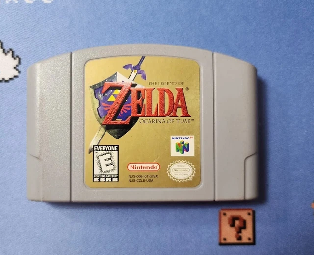 THE LEGEND OF Zelda Ocarina of Time (Nintendo 64) authentic cartridge