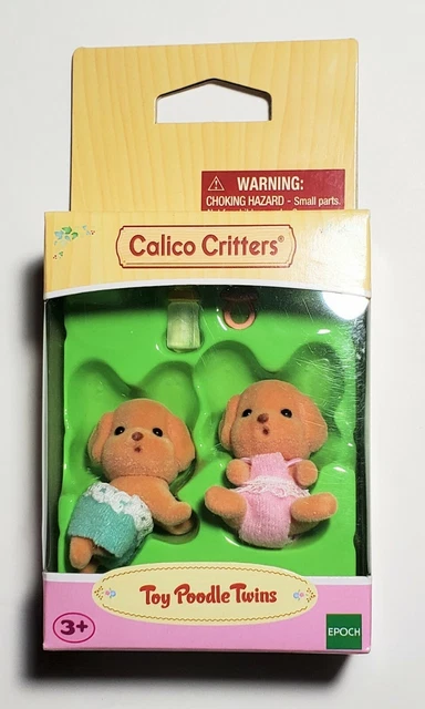 Calico critters toy poodle deals twins