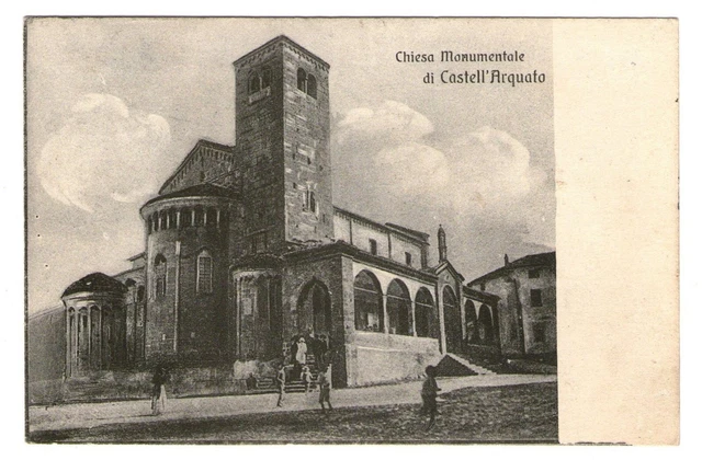Cartolina - Regno - Chiesa Monumentale di Castell'Arquato - 20 c - FP - VG
