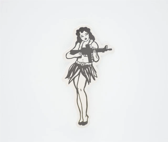 Magpul "Hula Girl" Logo Sticker/Logo Decal Mapul Sling Mbus Shot Show 2023 Rare 2