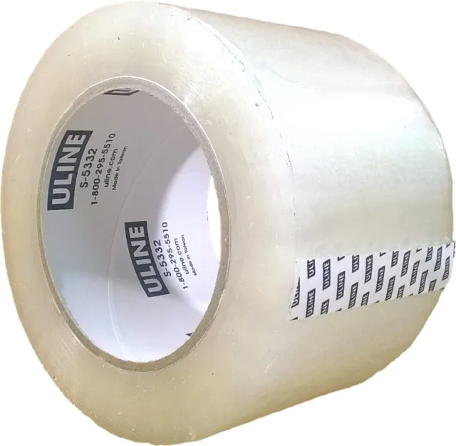 Packing Tape, 3 Inch X 110 Yard 2.6 Mil Crystal Clear Industrial Plus Tape by...