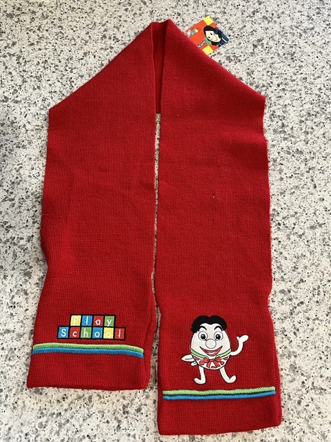 Play school Kids Scarf With Pockets BRAND NEW WITH TAGS 2006 112cm ABC kids