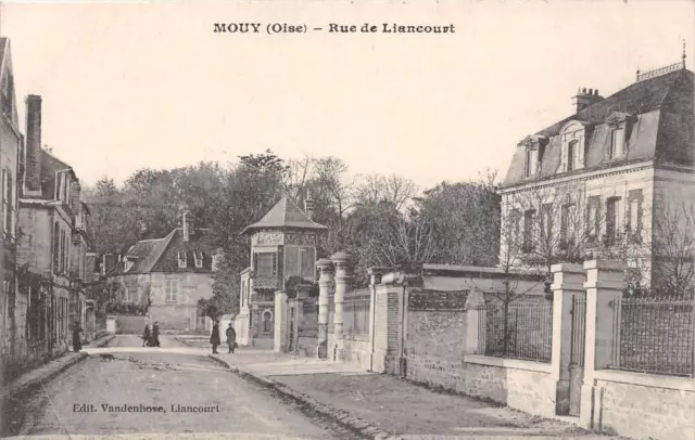 Cpa 60 Mouy Rue De Liancourt