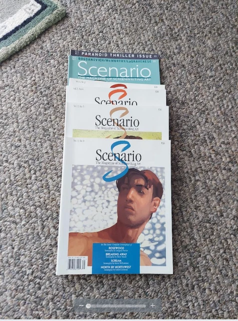 SCENARIO: THE MAGAZINE of Screenwriting Art Vol 3 #1,2&4 Vol 4 #2&4 Vol ...