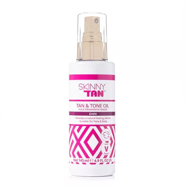 Skinny Tan, Tan and Tone Oil, DARK, 145ml, NEW