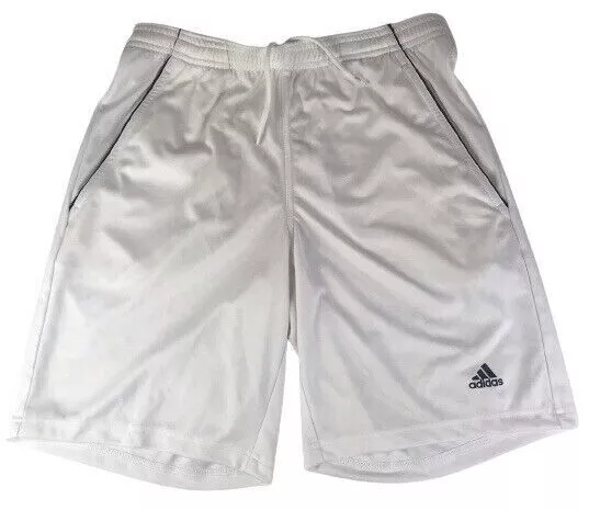 Youth Adidas Climalite White Shorts Size 14Y
