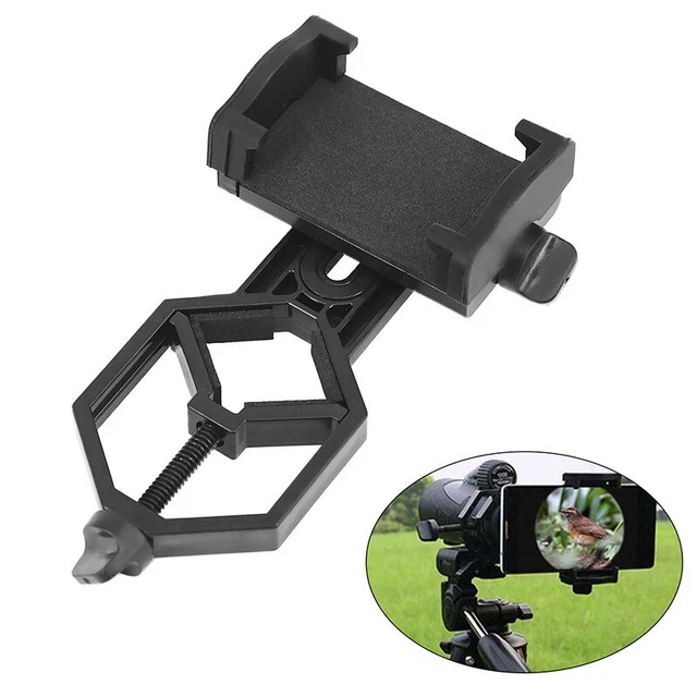 Microscopio Nuevo Adaptador de Montaje Telescopio Pro Presentación Teléfono Duradero Cámara Celular