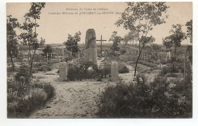 JONCHERY SUR SUIPPE - Marne - CPA 51 - le Cimetiere Militaire