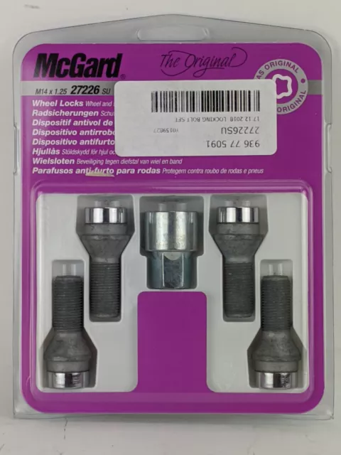 McGard Locking Wheel Bolt Kit M14 x 1.25 27226su 936775091