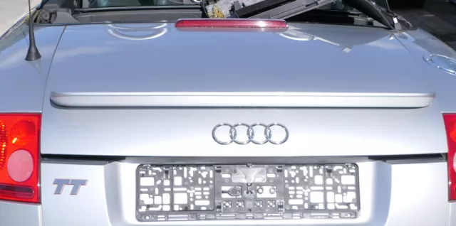 Audi TT 8N Roadster Heckklappe Kofferraumklappe Klappe Spoile hinten silber LY7W