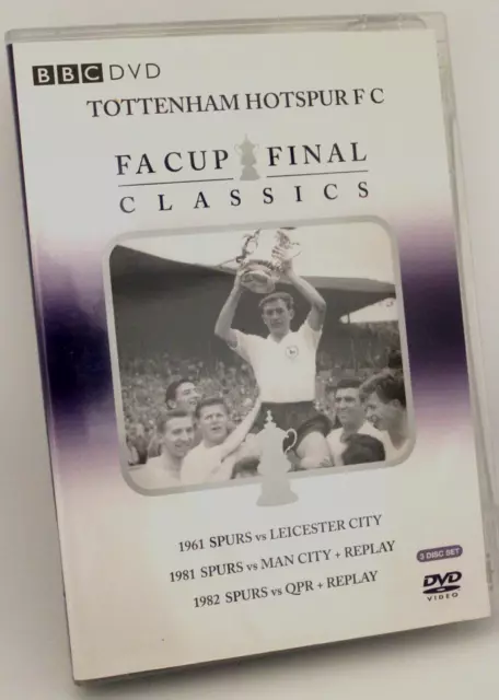 FA Cup Final Classics DVD Tottenham Hotspur FC Set - 3 games 1961, 1981 & 1982