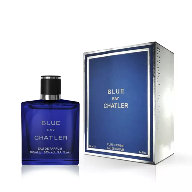 Blue Ray Perfume For Men Chatler Fragrance 100ml Smells Like (bleu de chanel)