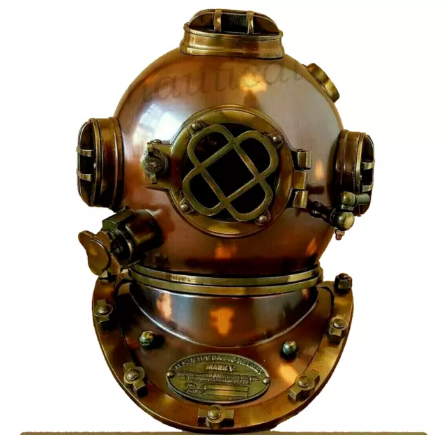 18" Diving Helmet Deep Sea Divers Antique Scuba Divers US Navy Mark V for Gift