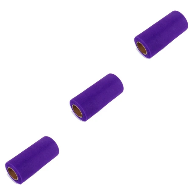 3 stücke Rolle von 22 m * 15 cm Banketthochzeit DIY Tüll Craft Tutu Dekoration (