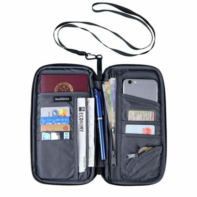 NatureHike Waterproof Travel Document Wallet Bag Cash Passport Card Ticket