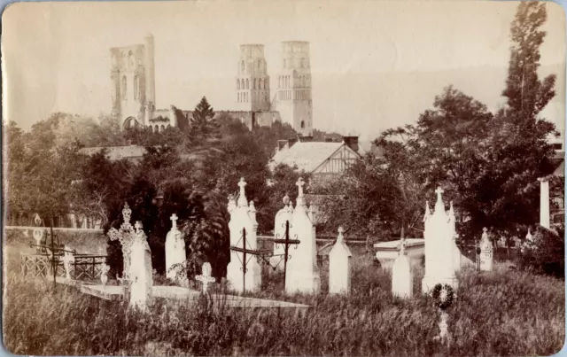 France, Abbaye de Jumièges Vintage print, tirage d&#039;époque,   Tirage album