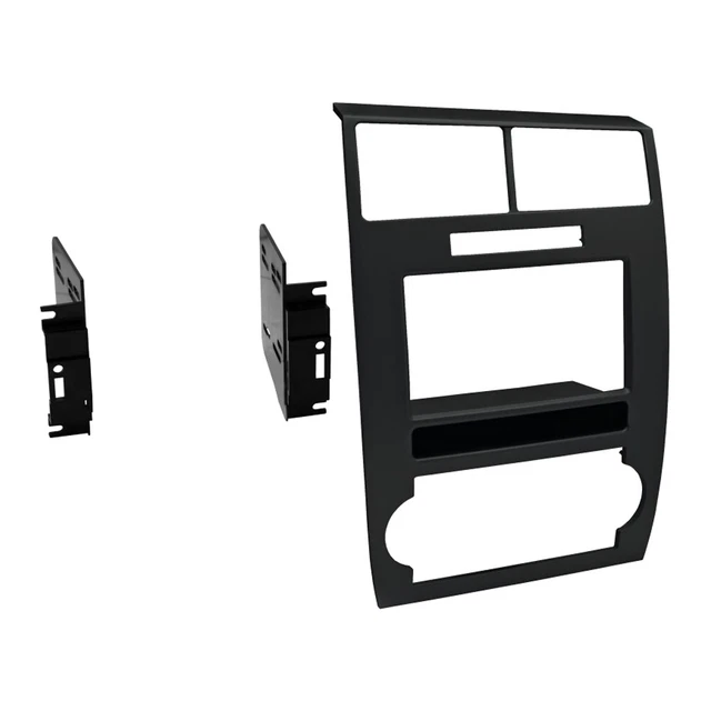 Marco De Montaje 1 DIN De Plástico KAOLALI Para FIAT 500 (2007) – Tamaño 183x53 Mm, Compatible Con Radios Aftermarket, ABS Negro, Fácil Instalación