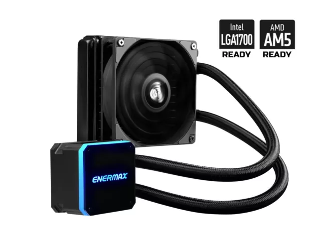 Enermax LIQMAX III 120mm RGB AIO CPU Liquid Cooler - LGA 1700 & AM5 Kit Included