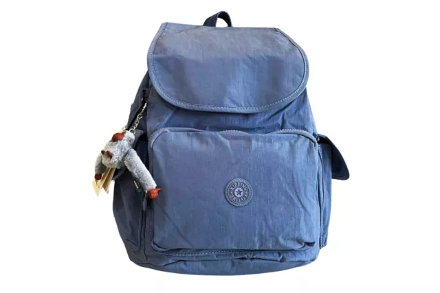 vintage Kipling backpack new CITY RAVIER 12147 haze blue