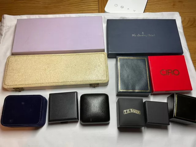 Jewellery Job Lot Vintage & Modern, Empty Jewellery Gift Boxes, Some Branded (3)