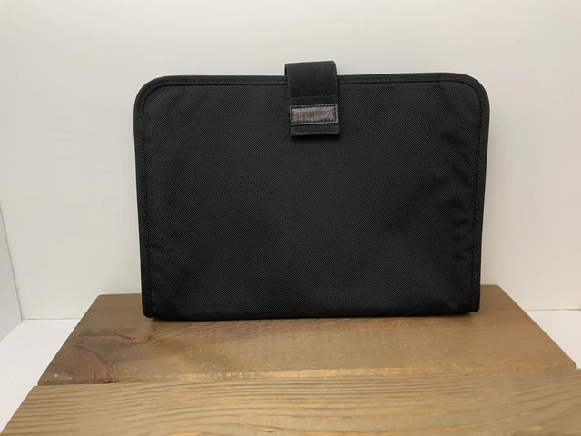 TUMI Alpha 14" Computer Laptop Sleeve Black Ballistic Nylon Excellent