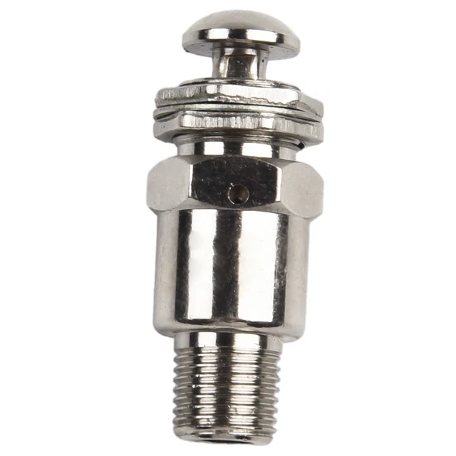 Miniatur Pneumatikventil TAC-3P – 2/3-Wege Druckknopfventil, M5×0,8 Anschluss, Federrückschlag, Für Luftsteuerung