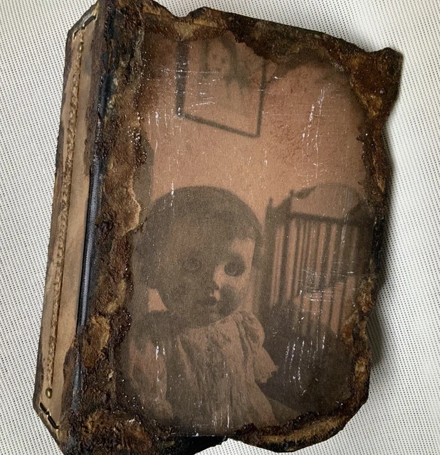 HANDMADE HAUNTED DOLLS Dark Themed Junk Journal Cover Refillable ...