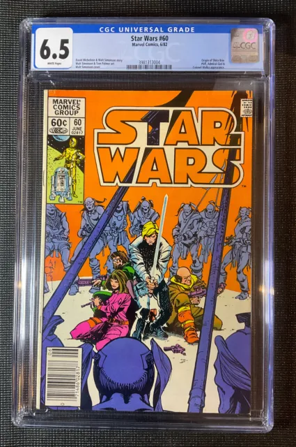 Star Wars 60 CGC 6.5 (Marvel Comics 1977) WHITE PAGES!!