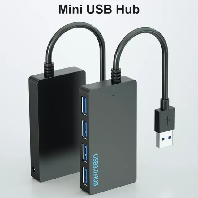 Usb Hub for Office Ultra-thin 4-port Usb 3.0 Hub Pc Connectivity Expansion