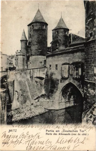 CPA AK METZ Partie am Deutschen Tor Gate of the Germans (393221)