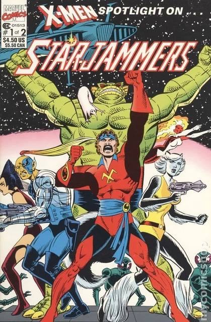 X-Men Spotlight on Starjammers #1 FN 1990 Stock Image